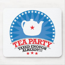 TEA, Taxed Enough Already Party Mouse Mat