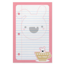 Tea Time Bun stationery