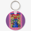 Tea Time Cat keychains by BeMusedArt Tea Time Cat keychains