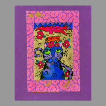 Tea Time Cat posters