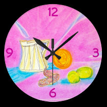Tea Time wall clocks