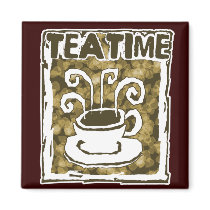 Tea Time Cup with Steam magnets