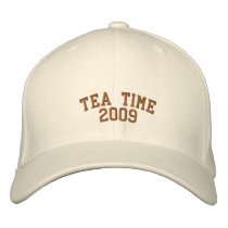 Tea Time Embroidered Hat