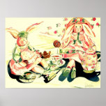 Tea Time for Bunnies #2 Print