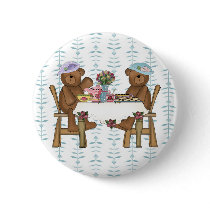 Tea Time for Teddies buttons
