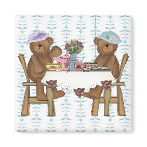 Tea Time for Teddies magnets