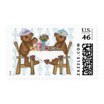 Tea Time for Teddies postage by countrykitchen Tea Time for Teddies postage