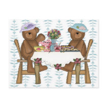 Tea Time for Teddies postcards
