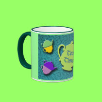 Tea Time Green mug mugs
