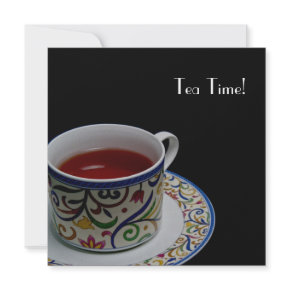 Tea Time! Invitation invitation