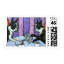 Tea Time postage by wolfmountainstudio Tea Time postage