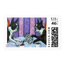 Tea Time postage by wolfmountainstudio Tea Time postage