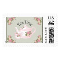 Tea Time Postage Stamps