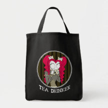 Tea Time Tote Canvas Bag