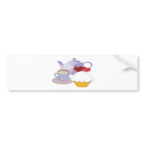 Tea time with cupcake hearts