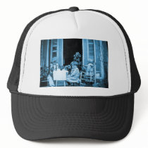 Tea Time with Friends (Blue Toned) Hats