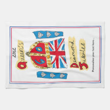 Tea Towel, Queen's Diamond Jubilee