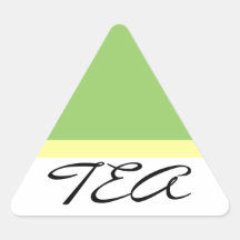 TEA triange sticker