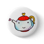 Tea With Love Buttons