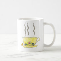 teabag in a teacup mugs