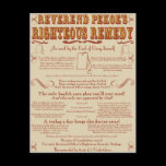 Teabag Miracle Cure postcards