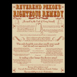 Teabag Miracle Cure posters