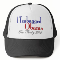 Teabag Obama (Tea Party 2009) hats by worldsfair Teabag Obama (Tea Party 2009) hats