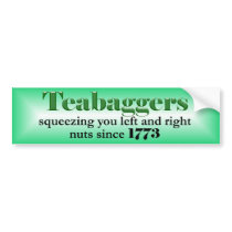 Teabaggers since 1773 bumper sticker