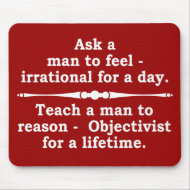 Teach a man... mousepad mousepad