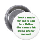 Teach A Man To Fish Button