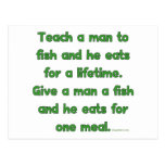 Teach A Man To Fish Post Cards