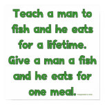 Teach A Man To Fish Poster