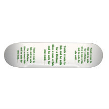 Teach A Man To Fish Skate Deck