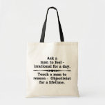 Teach a man...  tote bags