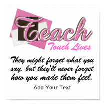 Teach and Touch Lives by SRF posters