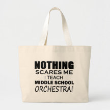 Teach Middle School Band Canvas Bag