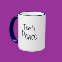 Teach Peace 15oz. Mug by spoonfulsofdoodles Teach Peace 15oz. Mug
