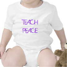 Teach Peace Infant Onsie Romper