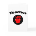 Teacher (ABC Apple) cards by CelebrationZazzle Teacher (ABC Apple) cards