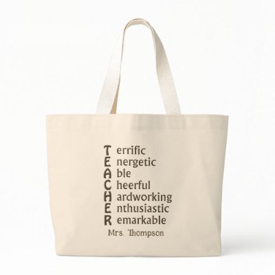 Teacher Acronym Bag bag