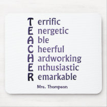 Teacher Acronym Mousepad