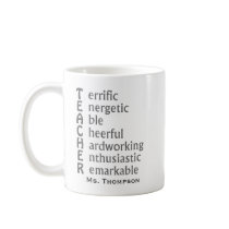Teacher  Acronym Mug