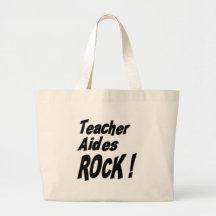 Teacher Aides Rock! Tote Bag