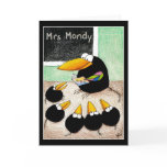 Teacher and students note card