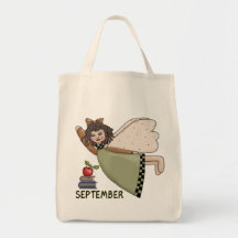 Teacher Angel Tote Bag