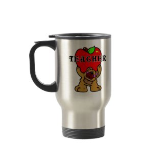 Teacher Apple Bear Coffee Mug