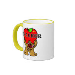 Teacher Apple Bear Mug