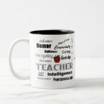 Teacher Appreciation+Red Apple Coffee Mugs