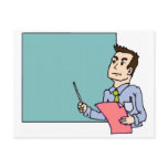 Teacher At Blackboard