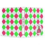 Teacher Binder - Hot Pink & Green